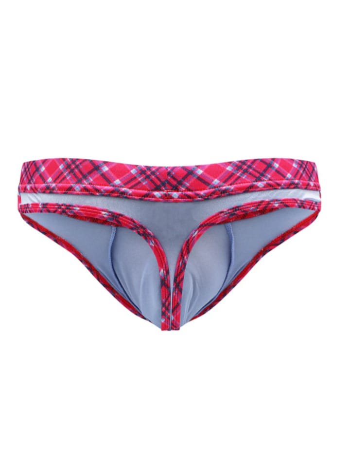 Men's Luxe Satin Contour Thong Underwear